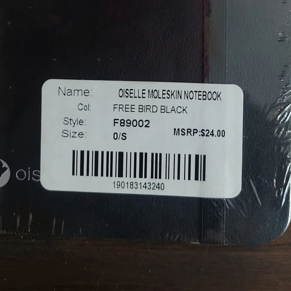 Oiselle Moleskine Notebook NWT